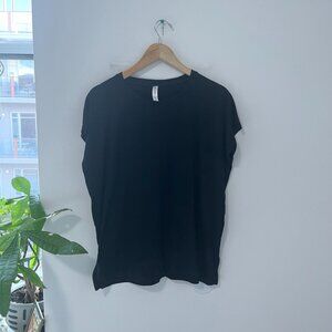Athleta Black Release Short Sleeve Top Size XS